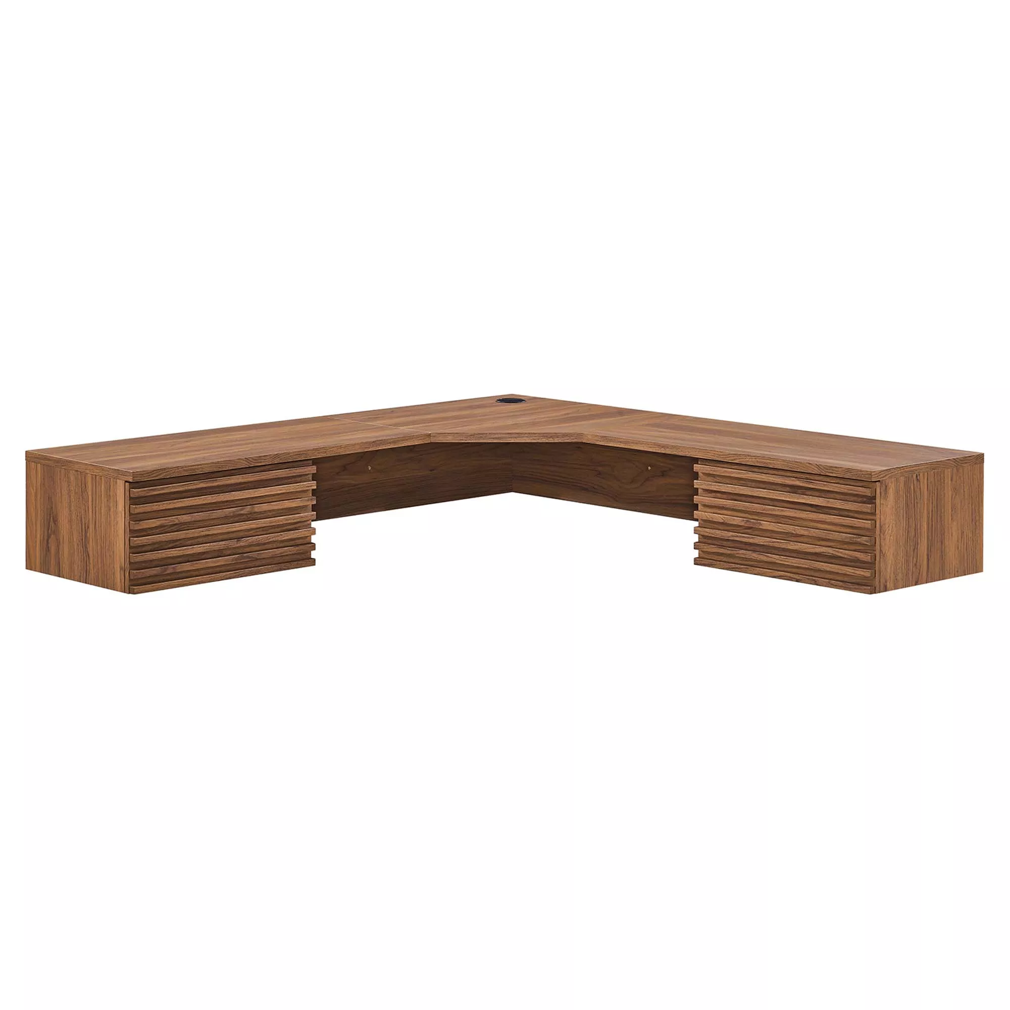 Render Wall Mount Corner Office Desk