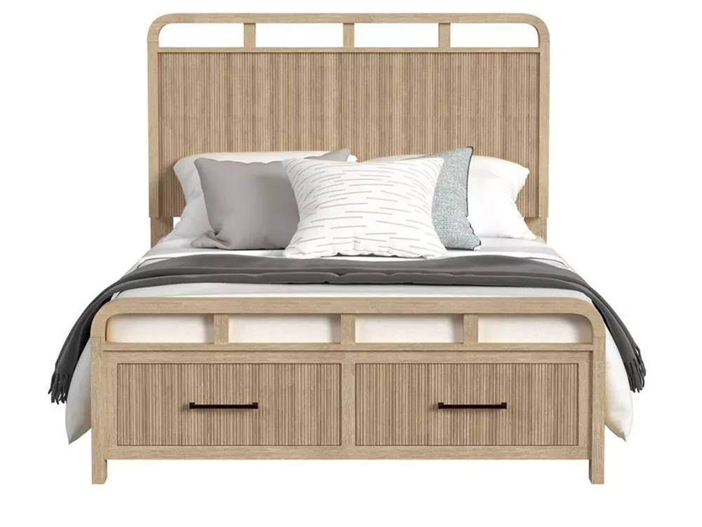 Ridgemont Sand Queen Storage Bed