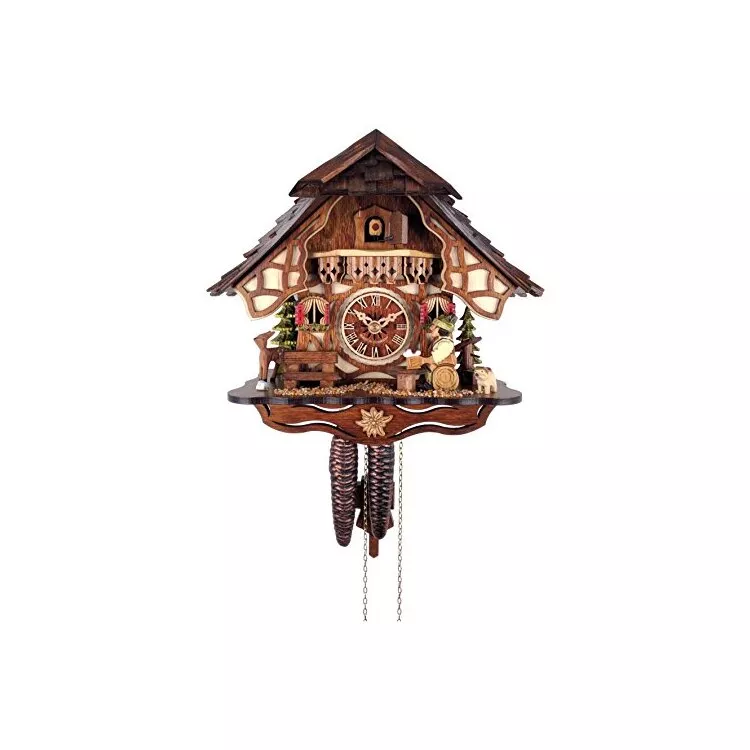 River City Clocks Cuckoo Clock - Beer Drinker Chalet Style