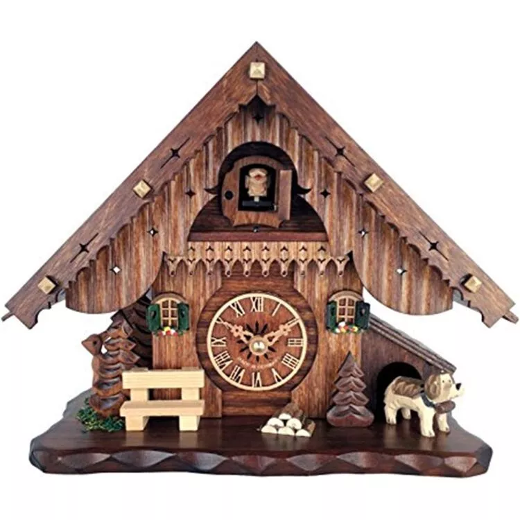 River City Clocks Cuckoo Clock Black Forest - German Volksmarcher Clock