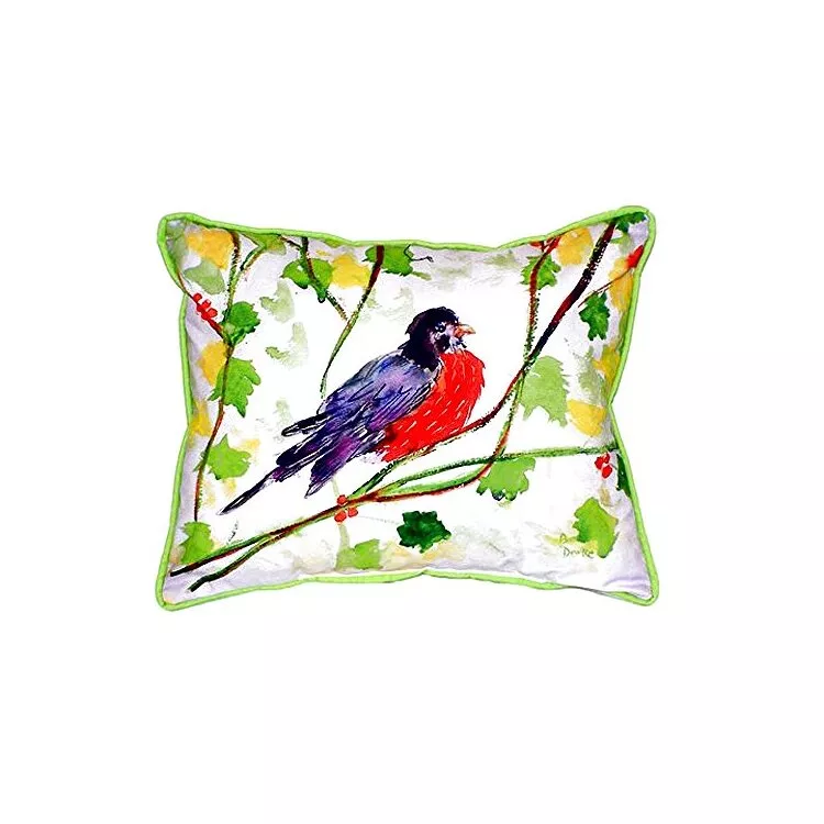 Robin Small Indoor/Outdoor Pillow 11x14