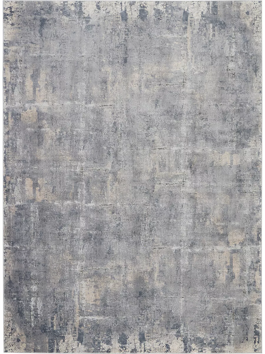 Rustic Textures RUS06 Gray/Beige 3'11" x 5'11" Rug