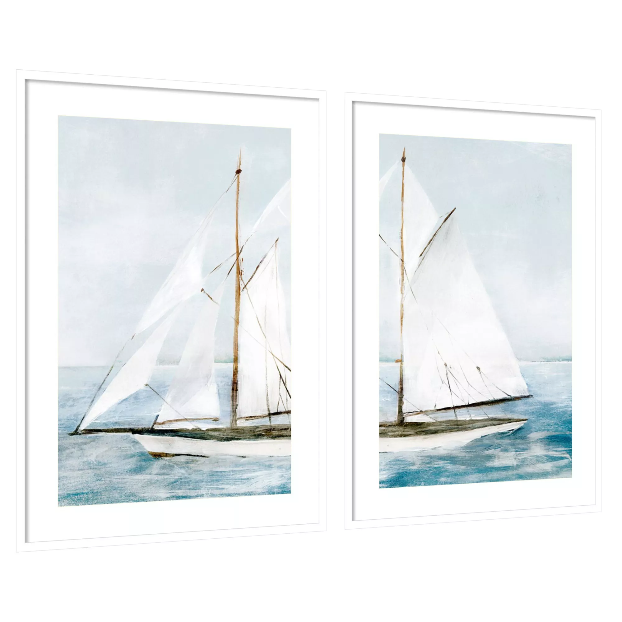 Sailboat on Calm Waters 2 Piece