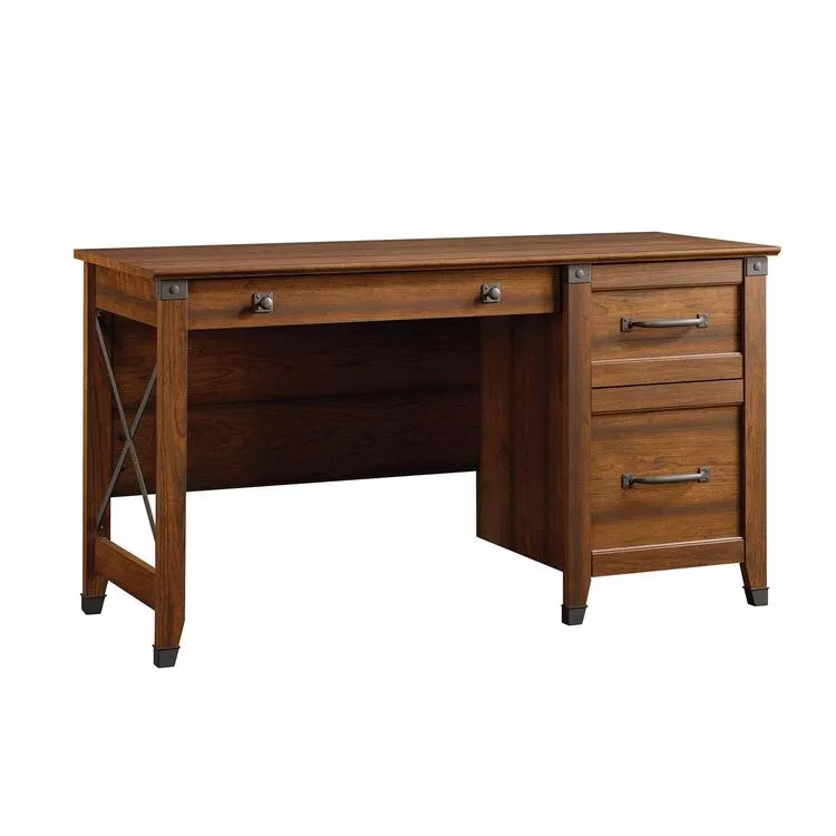 Sauder Carson Forge Computer Desk - Rustic Home Office Desk