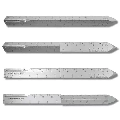 Scale Retractable Architect's Ballpoint Pen by Shigeru Ban for Acme Studio