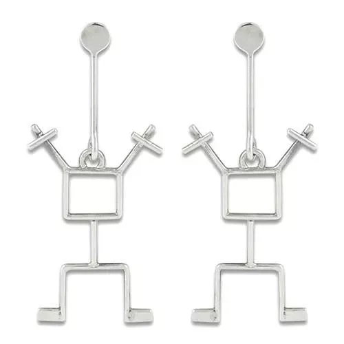 Scarecrow Earrings by Steven Guarnaccia for Acme Studio