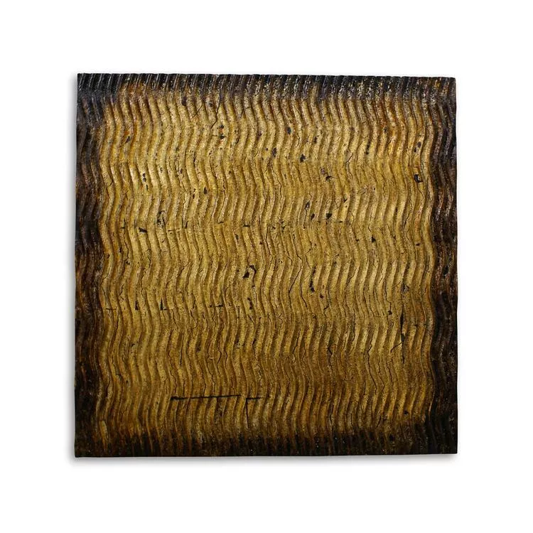 Screen Gems Metallic S Pattern Brown Wall Art