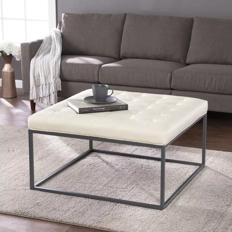 SEI Ciarin Upholstered Cocktail Ottoman