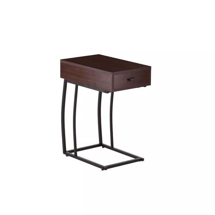 SEI Modern Side Table with USB Charger - Porten