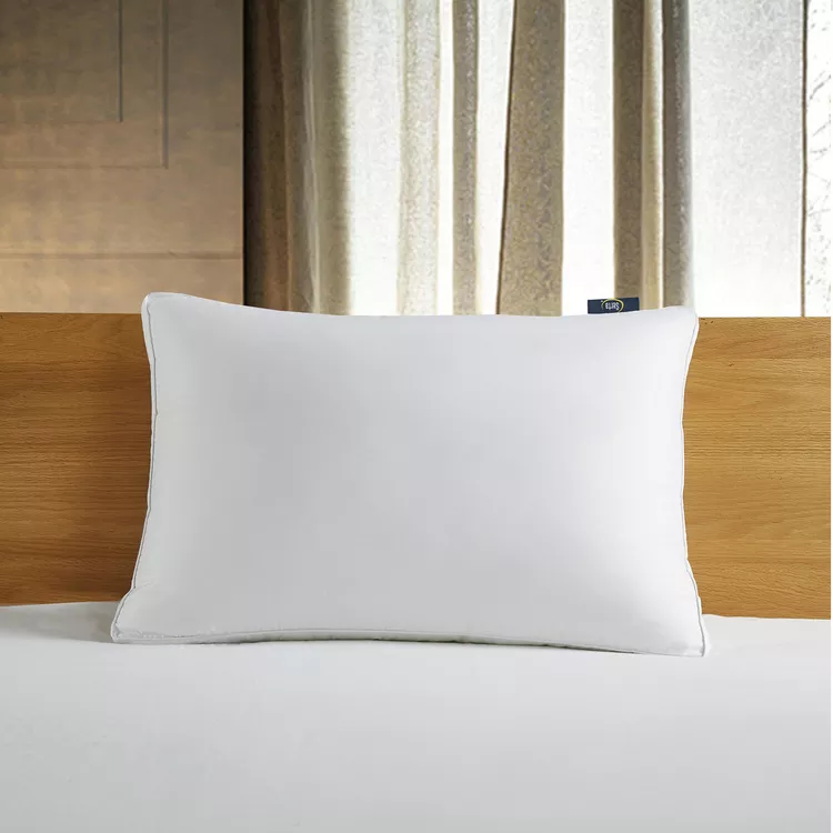 Serta 300 Thread Count White Down Fiber Bed Pillow-Side Sleeper