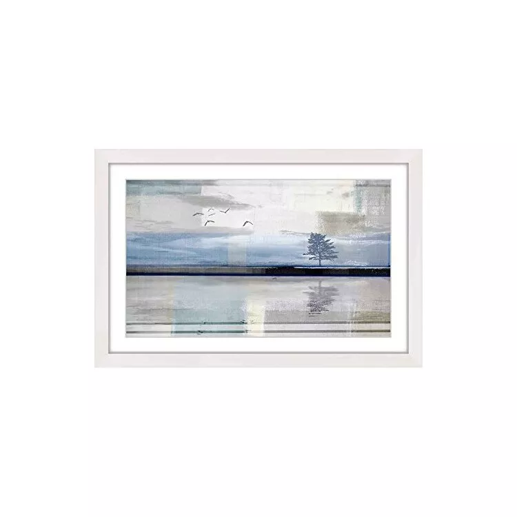 Shimmering Reflection by Parvez Taj Framed Painting Print