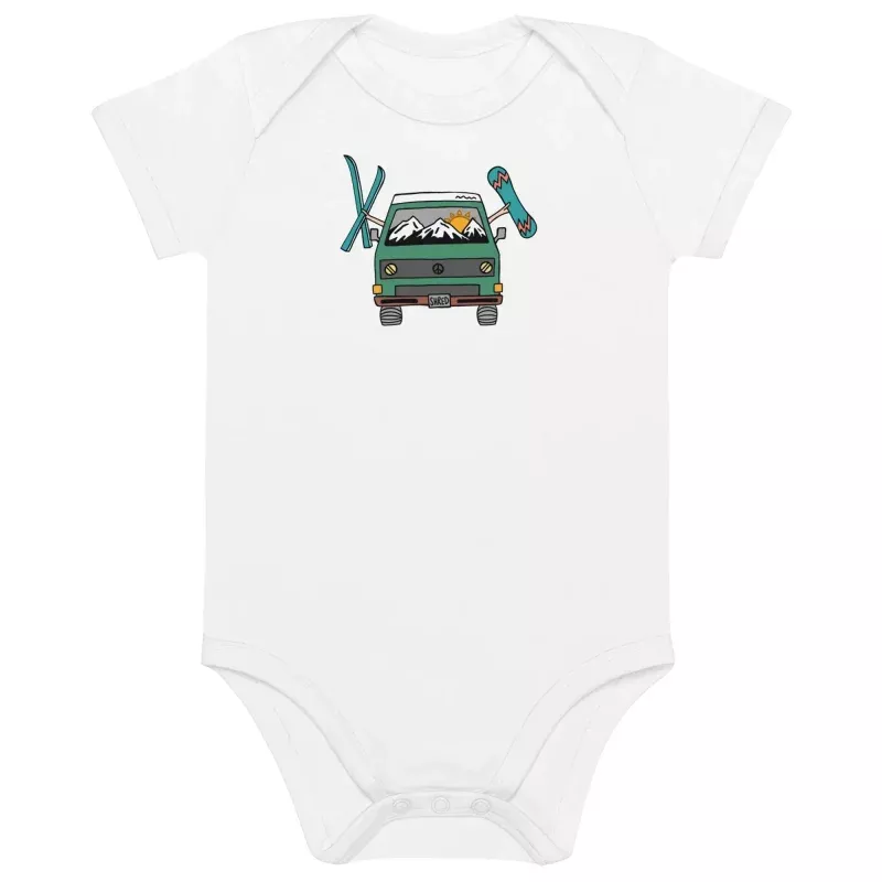 Shred Van One-Piece Baby Bodysuit