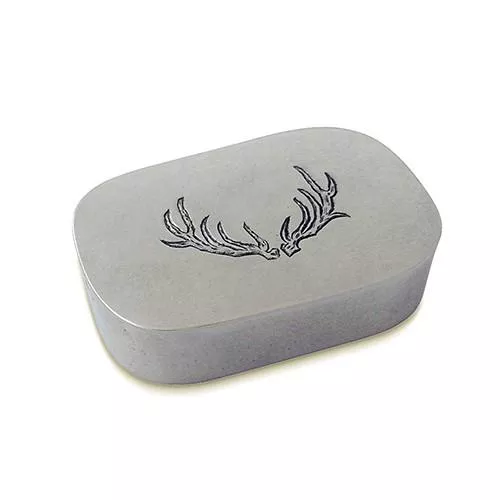 Simple Covered Antler Box by Match Pewter