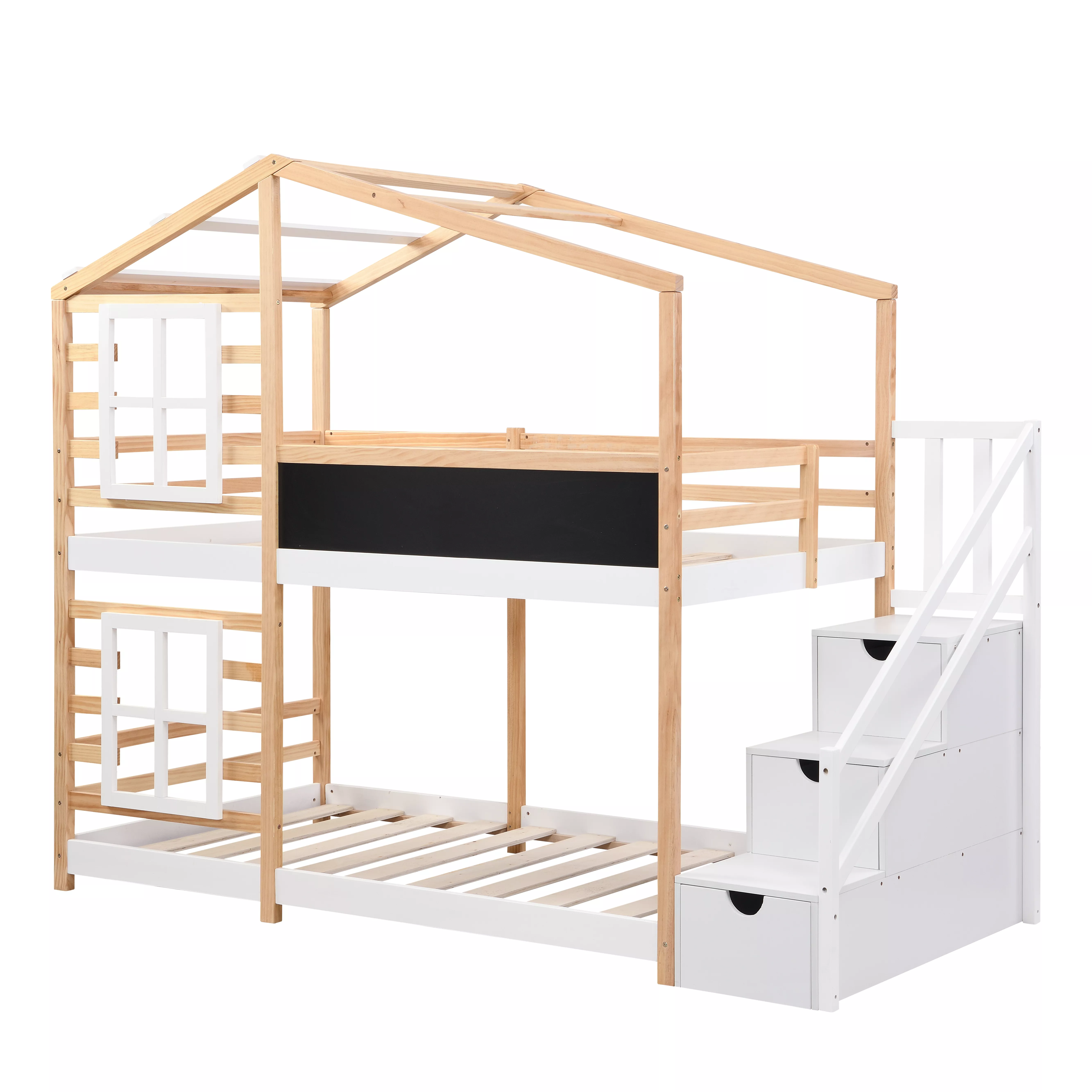 Skedce Twin over Twin Bunk Bed