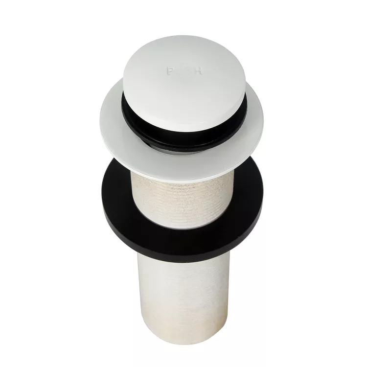 Soft Touch Stopper for Thick Tubs Extended Push Button Assembly - Barclay