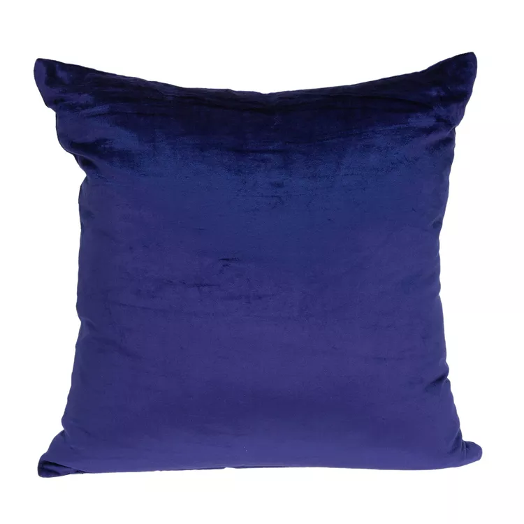 Solid Accent Pillow in Royal Blue with Durable Natural Style