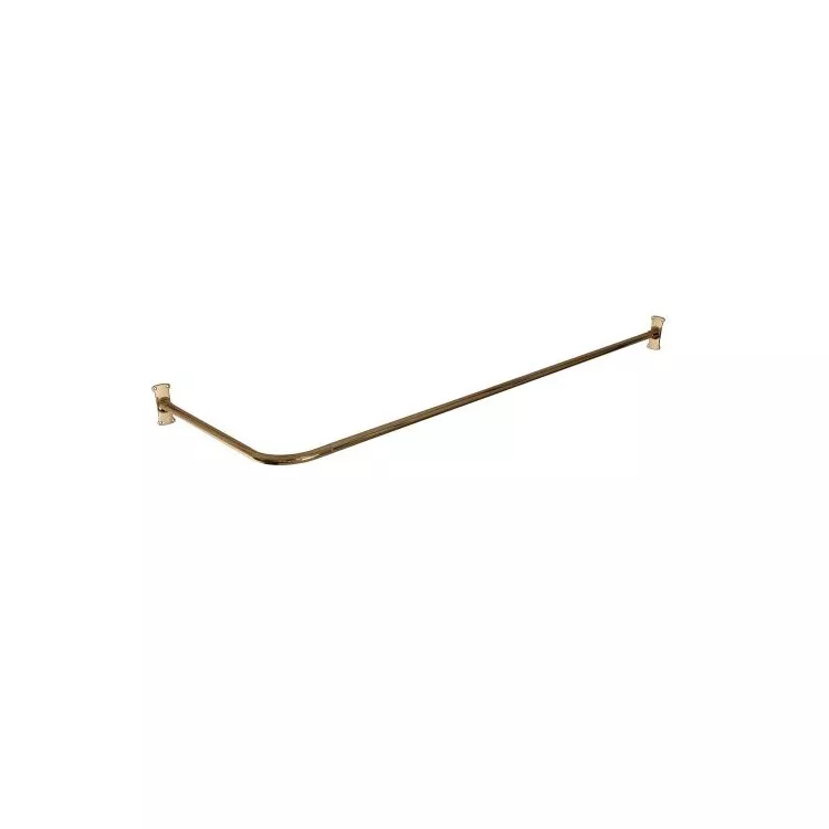 Solid Brass Adjustable Corner Shower Rod - Barclay Products