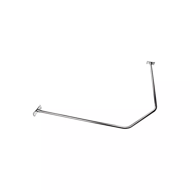 Solid Brass Neo Angle Shower Rod - Barclay Products