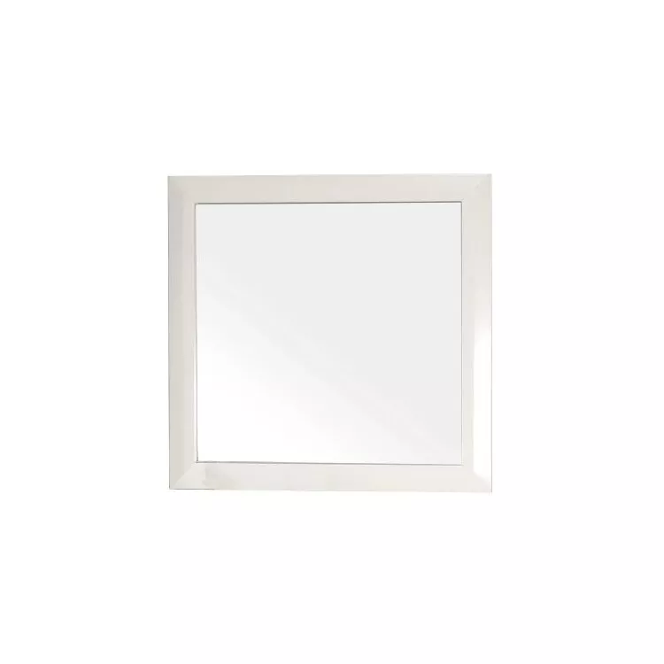 Solid wood frame mirror-white