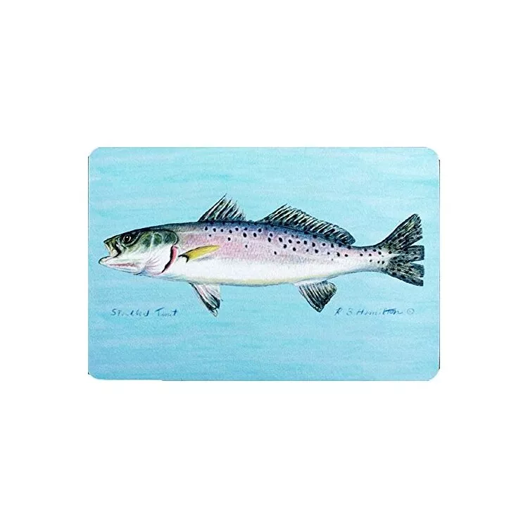 Speckled Trout Door Mat 18x26