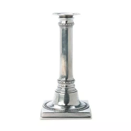 Square Based Candlestick by Match Pewter