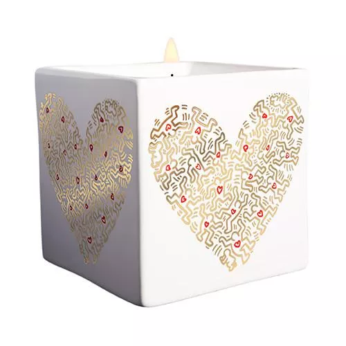 Square Keith Haring Candles by Ligne Blanche Paris CLEARANCE