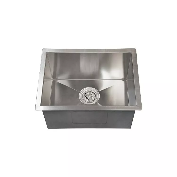 Stainless Steel 23 Rectangular Undermount Sink - Barclay Products