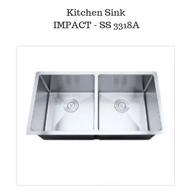 Stainless Steel Kitchen Sink - SS 3318A