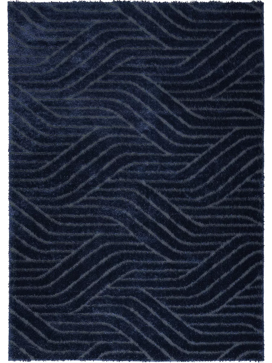 Surfaces SFC01 Navy 5'3" x 7'3" Rug