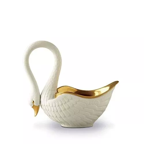 Swan Bowl, White by L'Objet