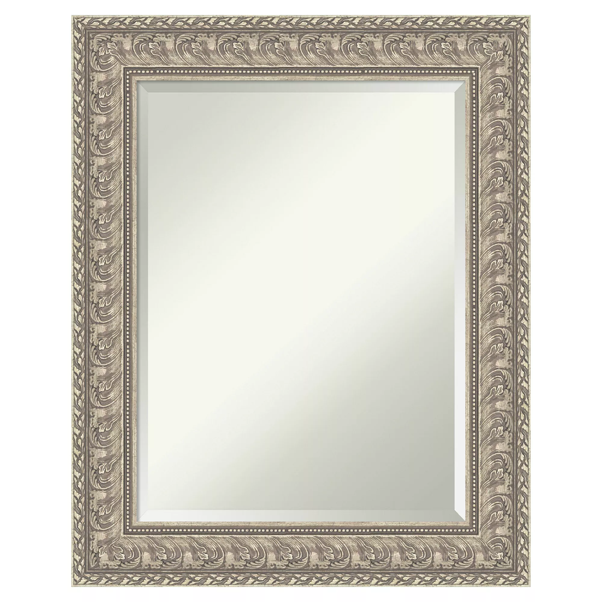 Sydney Silver Beveled Framed Wall Mirror