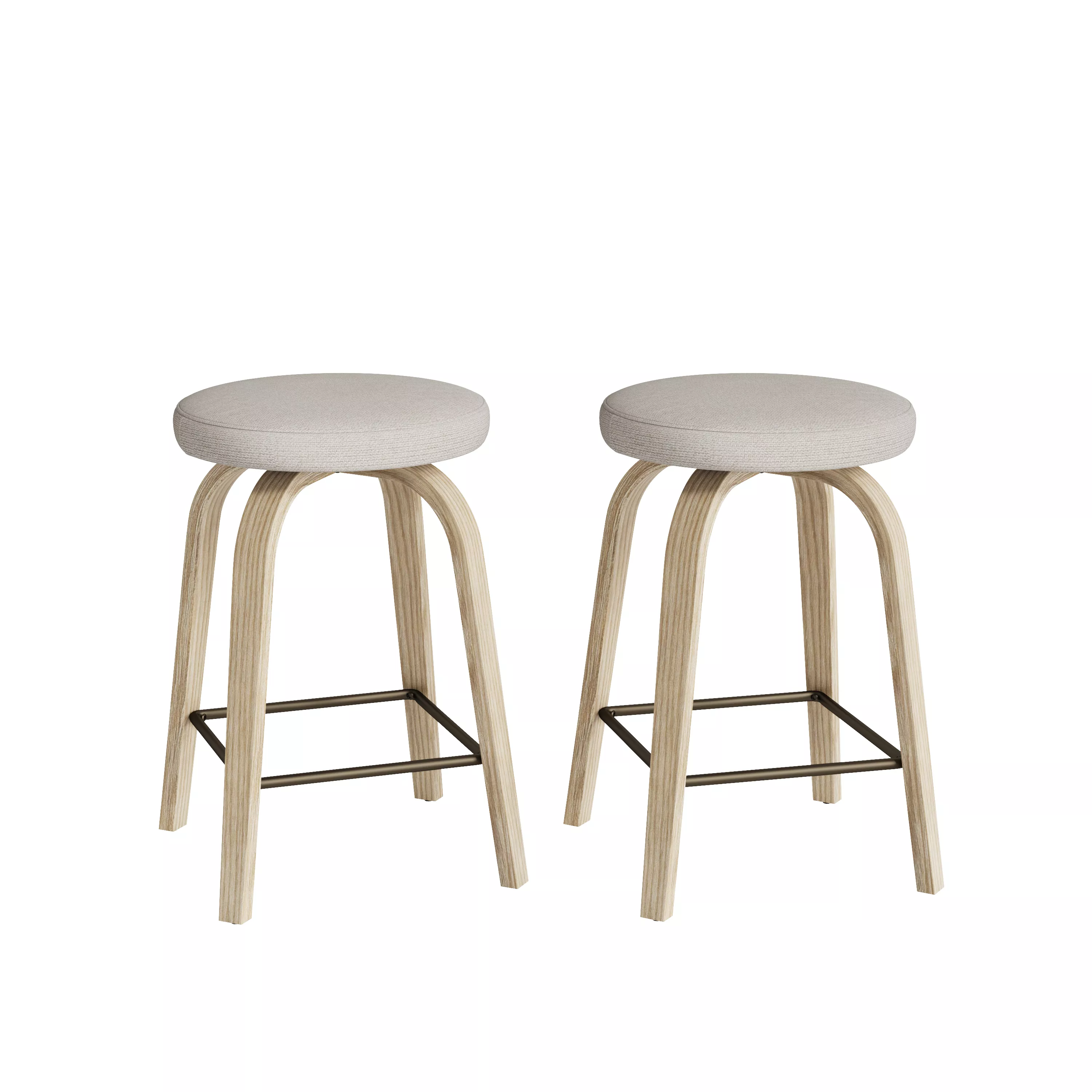 TATEUS Upholstered Bar Stools