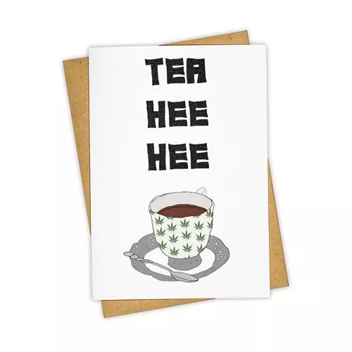 Tea Hee Hee Card
