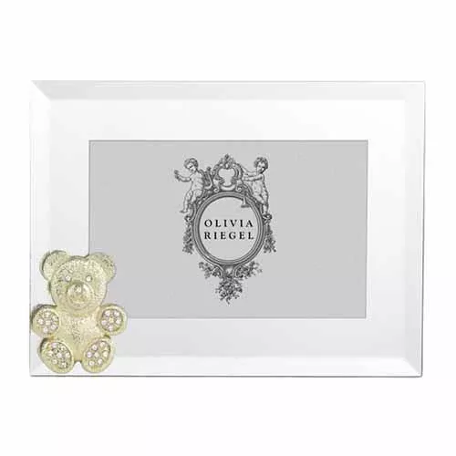 Teddy Bear Frames, Gold by Olivia Riegel