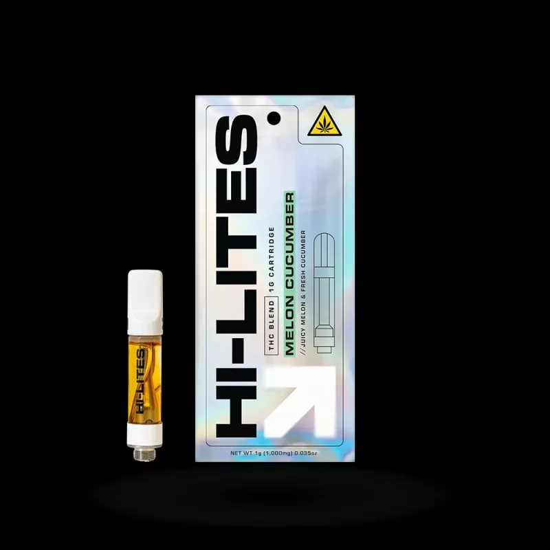 THCa Blend Vape Cartridge: Melon Cucumber 1g