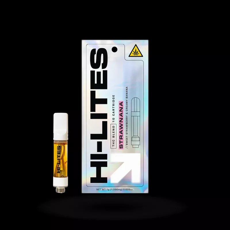 THCa Blend Vape Cartridge: Strawnana 1g