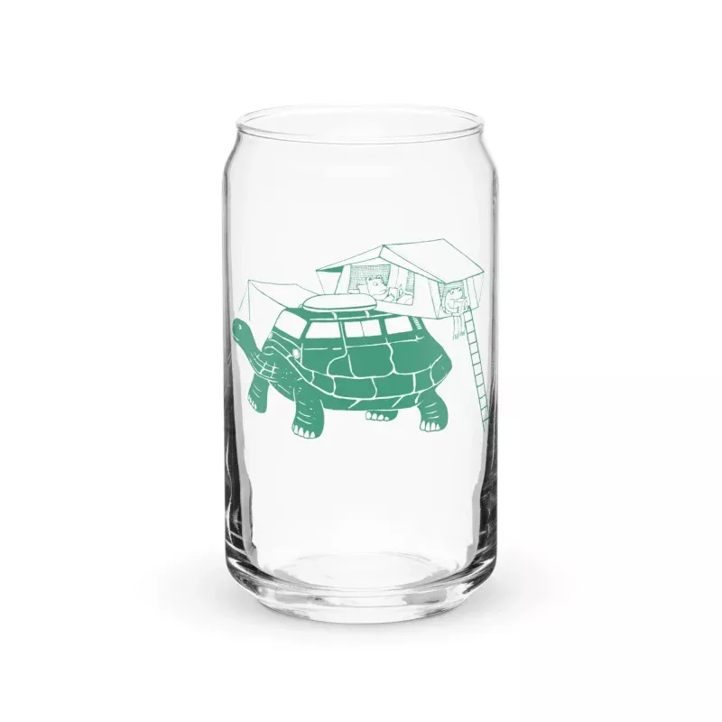 Tin-Top Turtle Pint Glass