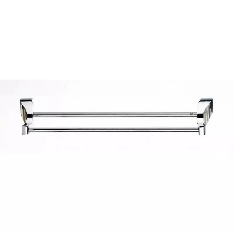 Topknobs AQ7PC 18" Double Towel Bar in Polished Chrome