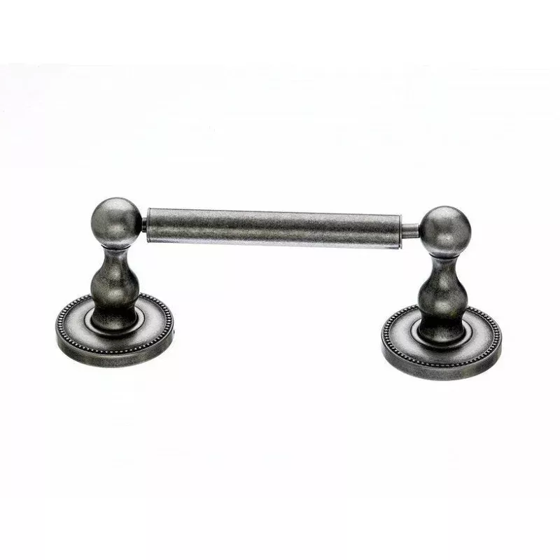 Topknobs ED3APA Tissue Holder with Beaded Detail in Antique Pewter