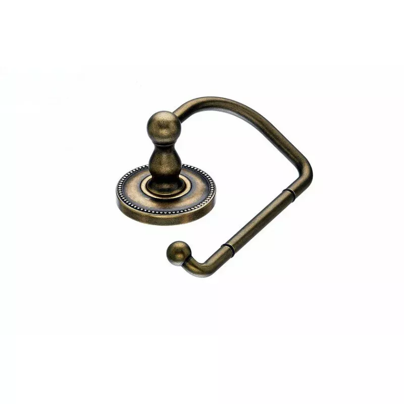 Topknobs ED4GBZA Tissue Hook with Beaded Detail in German Bronze