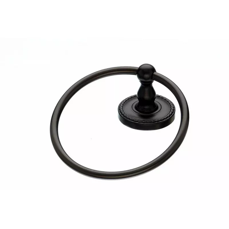 Topknobs ED5ORBF Towel Ring with Rope Detail in Oil Rubbed Bronze