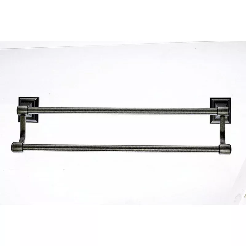 Topknobs STK7AP 18" Double Towel Bar in Antique Pewter