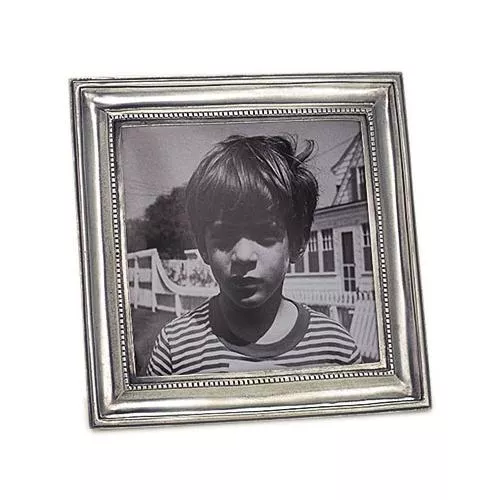 Toscana Large Square Frame, 6.8" by Match Pewter