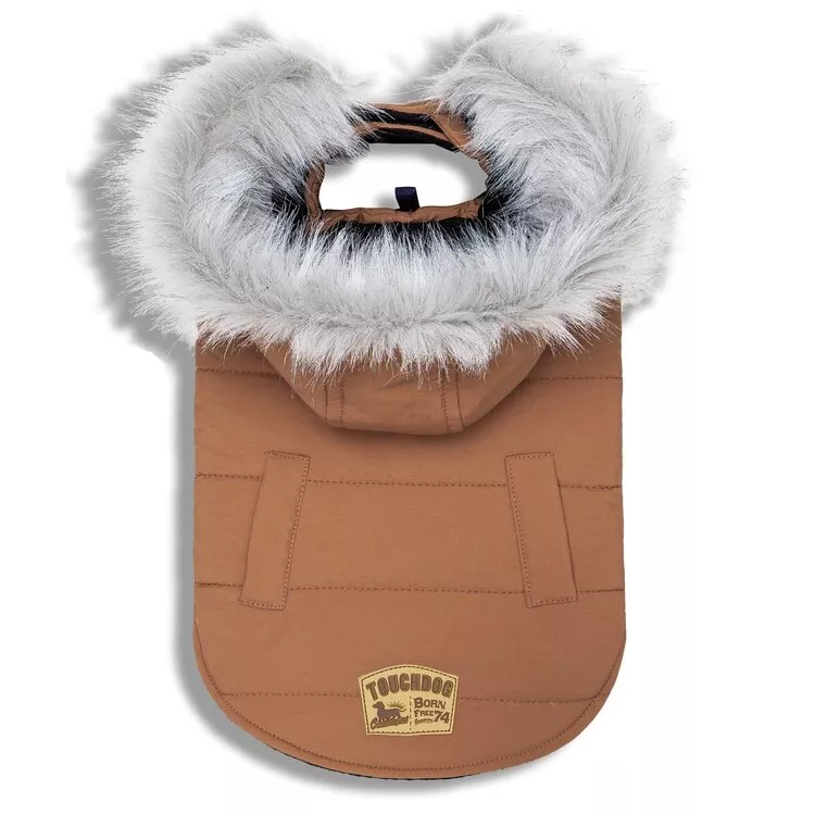 Touchdog 'Eskimo-Swag' Duck-Down Parka Dog Coat