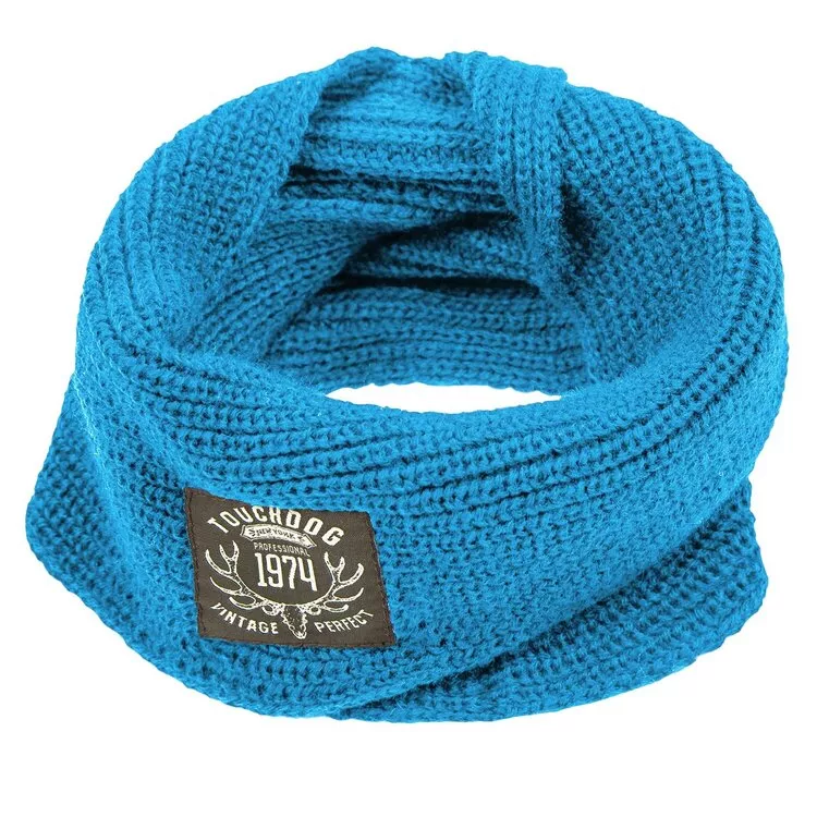 Touchdog Heavy Knitted Winter Dog Scarf