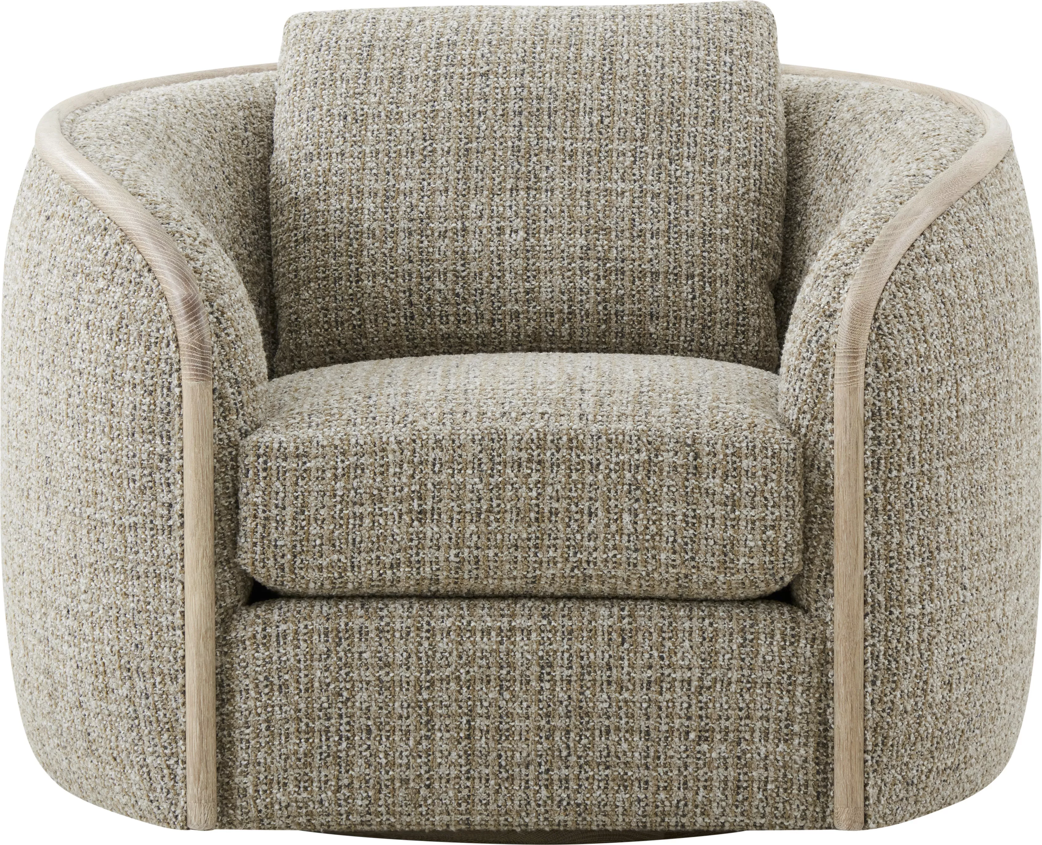 Toulon Latte Swivel Chair