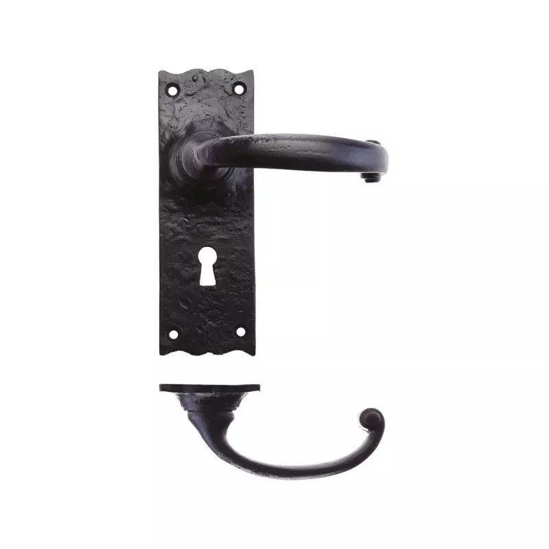Traditional Lever on Backplate 6"