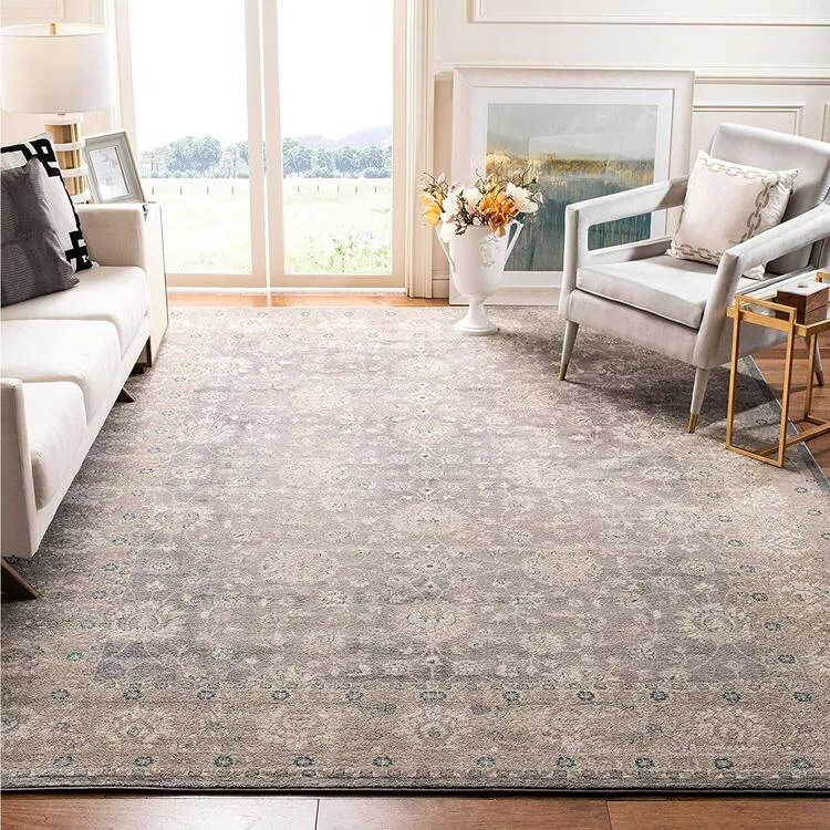 Traditional Rug - Sofia Polypropylene -Light Grey/Beige