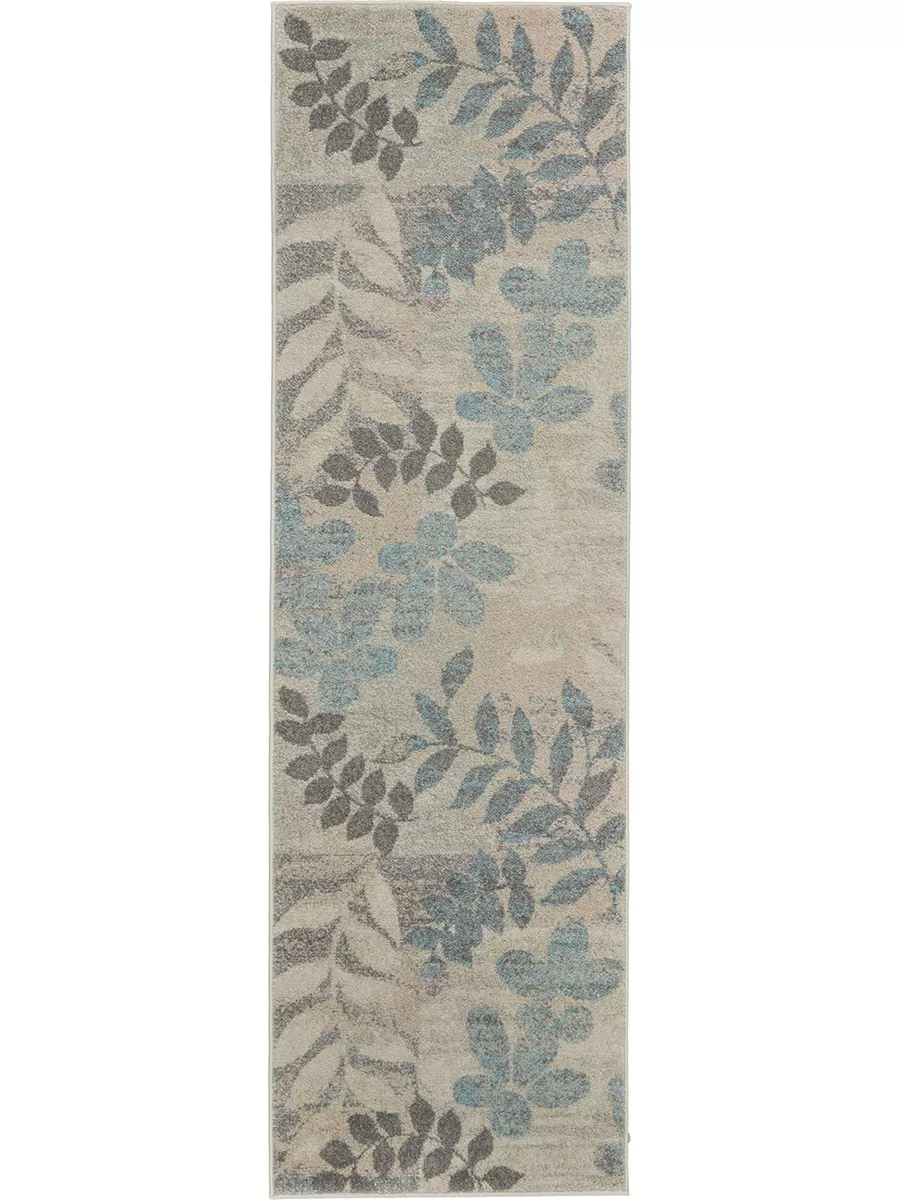 Tranquil TRA01 Ivory/Light Blue 2' x 4' Rug