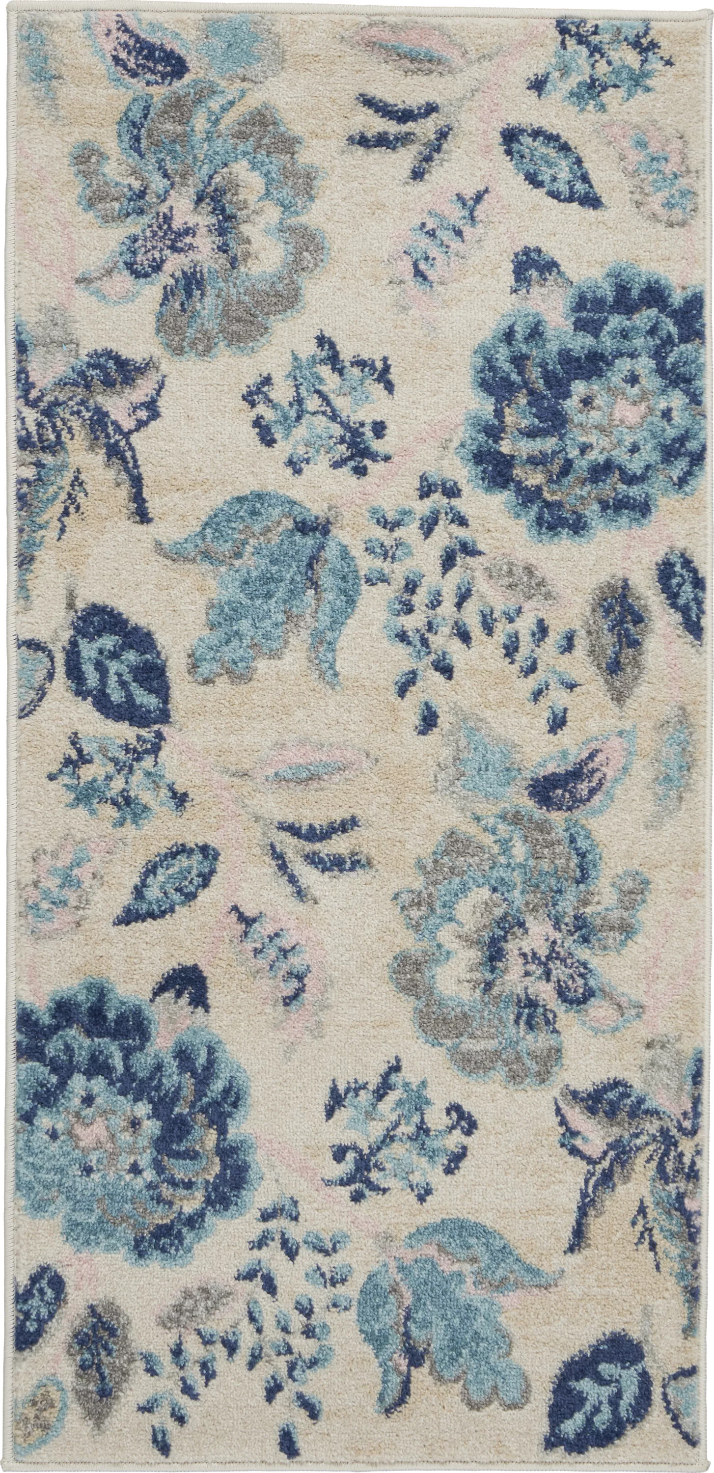 Tranquil TRA02 Turquoise 2'3" x 7'3" Rug